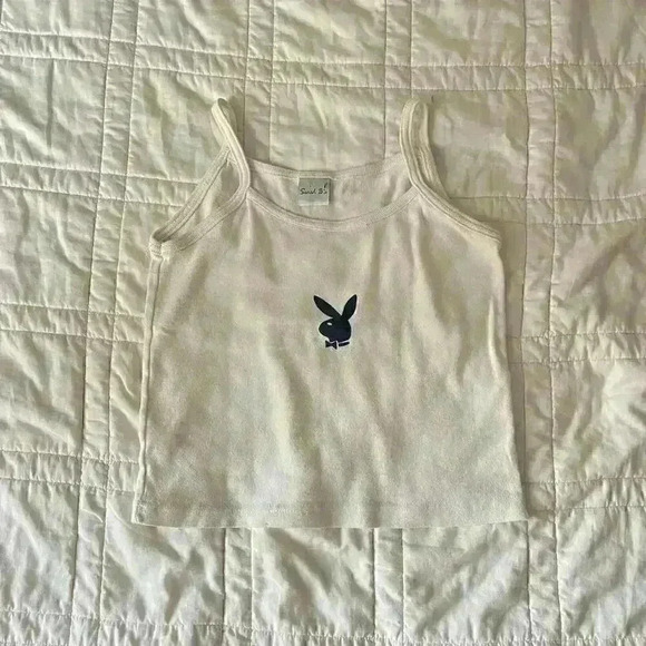 Y2k baby tee playboy logo Sarah Bs - Picture 2 of 4